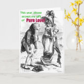 Gift van pure liefde - Romantisch - Humoristisch Kaart (Gele Bloem)