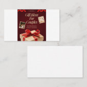 gift visitekaartje (Voorkant / Achterkant)