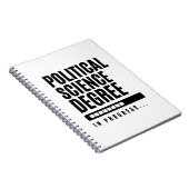Gift voor graad Politieke Wetenschap Notitieboek (Rechterzijde)