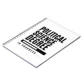 Gift voor graad Politieke Wetenschap Notitieboek (Linkerzijde)