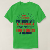 Gift voor patriotten en trotse Amerikanen (15) T-shirt (Design voorkant)