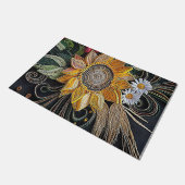 Gift voor tuinbouwovers, bloem voor boer deurmat (Schuin)