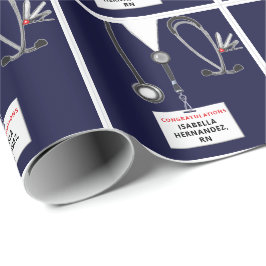 Gift voor verpleegkundige Graduation Party Cadeaupapier