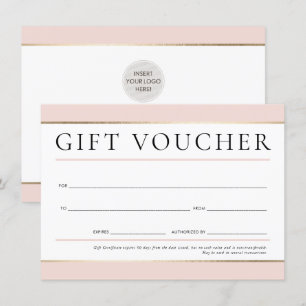 GIFT VOUCHER moderne, elegante zakenlusteloos Kaart