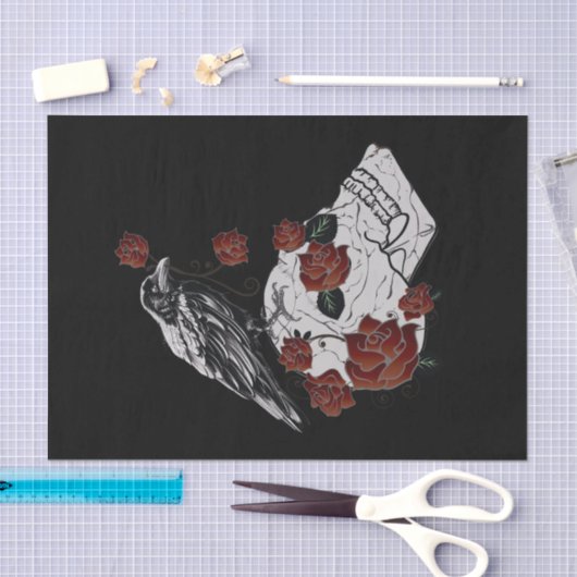 Gift-weefsel, Rozen en vellen Tissuepapier (Craft)