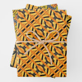 Gift Wrap Abstracte Monarch Wings Inpakpapier Vel (In situ)