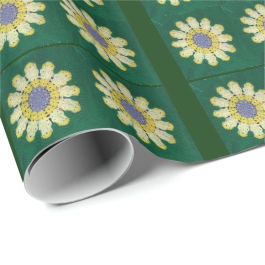 Gift Wrap - Afghan Daisy Cadeaupapier (Rol Hoek)