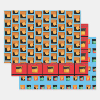 Gift Wrap - Bourbon Aficionado 3 Design Inpakpapier Vel