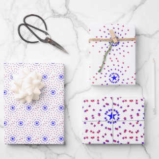Gift Wrap - Circles of Stars Inpakpapier Vel