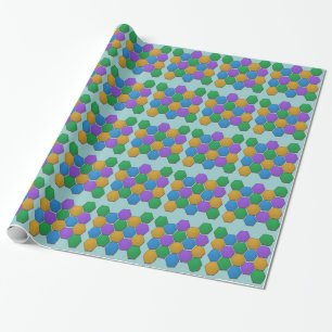 Gift Wrap - Colorful Hexagons Cadeaupapier