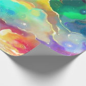 Gift Wrap Colorful vloeibaar buitenruimtescheiding Cadeaupapier (Hoek)