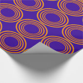 Gift Wrap - Concentric Flaming Circles Cadeaupapier (Hoek)