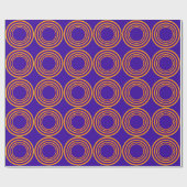Gift Wrap - Concentric Flaming Circles Cadeaupapier (Vlak)