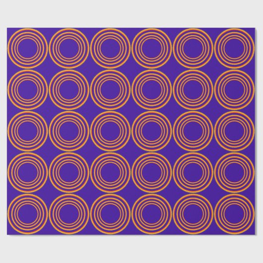 Gift Wrap - Concentric Flaming Circles Cadeaupapier (Vlak)