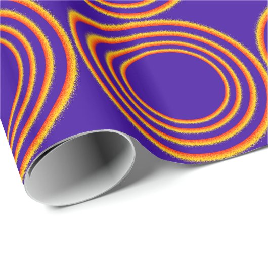 Gift Wrap - Concentric Flaming Circles Cadeaupapier (Rol Hoek)