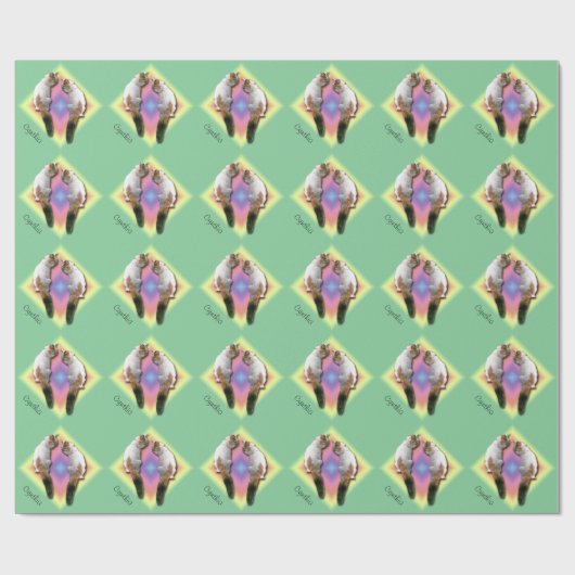 Gift Wrap - de Katten van Calico en Naam Cadeaupapier (Vlak)