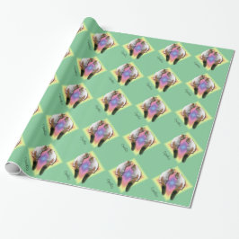 Gift Wrap - de Katten van Calico en Naam Cadeaupapier