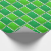Gift Wrap - de Tegels van glas in Groen Cadeaupapier (Hoek)