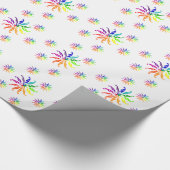 Gift Wrap - de Wielen van de Kleur Cadeaupapier (Hoek)