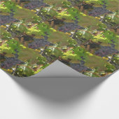 Gift Wrap - druiven op de wijnstok Cadeaupapier (Hoek)