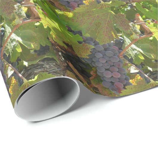 Gift Wrap - druiven op de wijnstok Cadeaupapier (Rol Hoek)