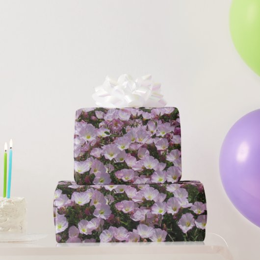 Gift Wrap - Gebied van Roze Primrose Cadeaupapier (Feestgeschenken)