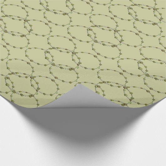 Gift Wrap - Geblokkeerde Circles - Pearls en Steen Cadeaupapier (Hoek)
