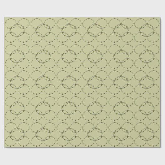 Gift Wrap - Geblokkeerde Circles - Pearls en Steen Cadeaupapier (Vlak)