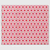 Gift Wrap - Gediffuteerde cirkels in Witte Rijen Cadeaupapier (Vlak)