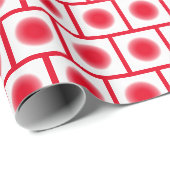 Gift Wrap - Gediffuteerde cirkels in Witte Rijen Cadeaupapier (Rol Hoek)