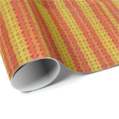 Gift Wrap - Gehaakte - Oranje schelpen Cadeaupapier (Rol Hoek)