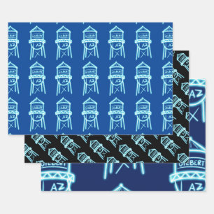 Gift wrap Gilbert Water Tower Inpakpapier Vel