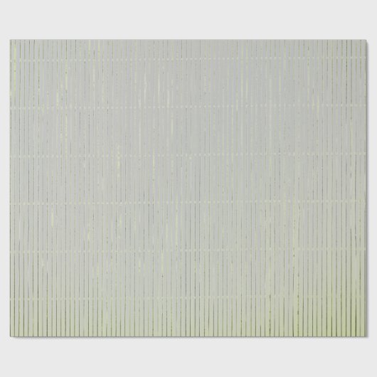 GIFT WRAP GRAY EN GROENE GEFUNSTE STRIPS CADEAUPAPIER (Vlak)