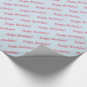 Gift Wrap - Happy Birthday Cadeaupapier (Hoek)