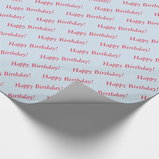 Gift Wrap - Happy Birthday Cadeaupapier (Hoek)