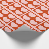 Gift Wrap - Harde quilt (Rood) Cadeaupapier (Hoek)
