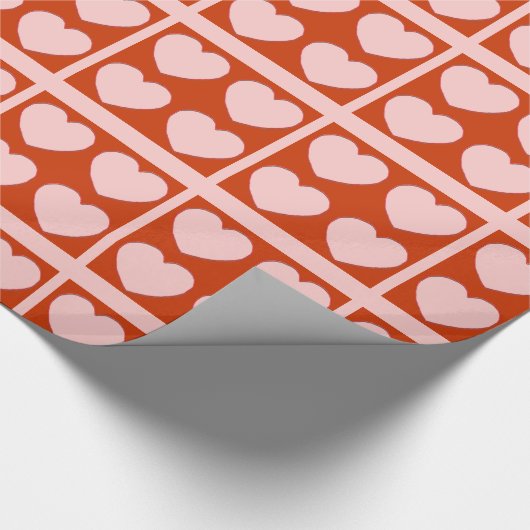 Gift Wrap - Harde quilt (Rood) Cadeaupapier (Hoek)