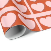 Gift Wrap - Harde quilt (Rood) Cadeaupapier (Rol Hoek)