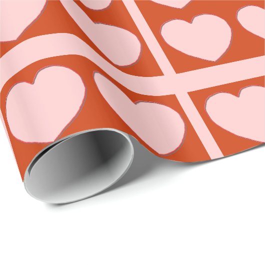 Gift Wrap - Harde quilt (Rood) Cadeaupapier (Rol Hoek)