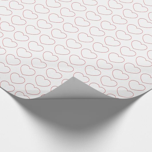 Gift Wrap - het Hart van het Lijst van de Draad Cadeaupapier (Hoek)