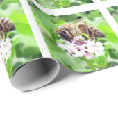 Gift Wrap - Honingbijen op klaver Cadeaupapier (Rol Hoek)