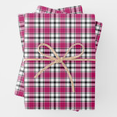 Gift Wrap in Roze, Witte en Zwarte HAMbyWG Inpakpapier Vel (In situ)