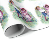 Gift Wrap - Jack en Jill Cadeaupapier (Rol Hoek)