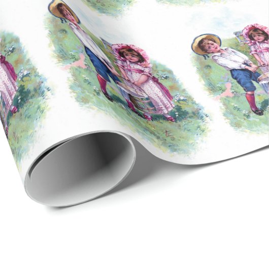 Gift Wrap - Jack en Jill Cadeaupapier (Rol Hoek)