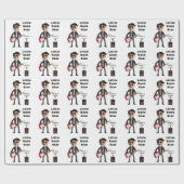 Gift Wrap Kinderen Guitar Birthday Cadeaupapier (Vlak)