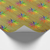 Gift Wrap - Kleurwiel op bamboe (v.2) Cadeaupapier (Hoek)
