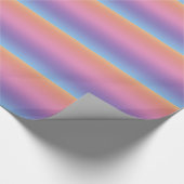 Gift Wrap - Koelkleuren van regenboog Cadeaupapier (Hoek)