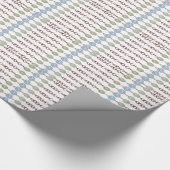 Gift Wrap - Koperketting en glasparels Cadeaupapier (Hoek)