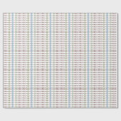 Gift Wrap - Koperketting en glasparels Cadeaupapier (Vlak)