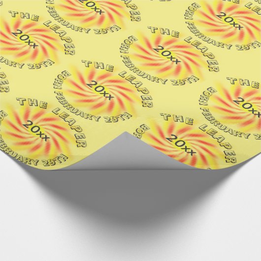 Gift Wrap - Leaper Birthday Cadeaupapier (Hoek)